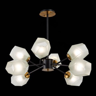 SLE205102-08 Люстра потолочная Латунь, Черный/Белый E27 8*60W TERRAMO-foto4