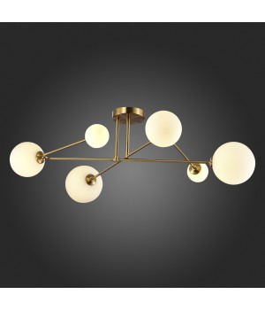 SLE2211-302-06 Люстра потолочная Латунь/Белый G9 6*5W FANTINI-foto6
