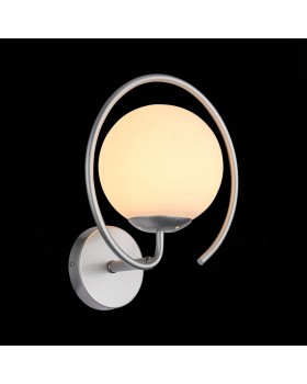 SL418.101.01 Бра Серебристый/Белый E27 1*60W GALIO-foto4