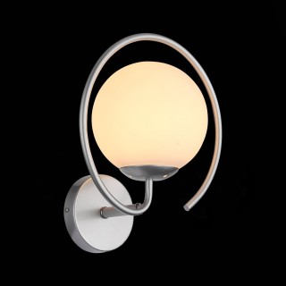 SL418.101.01 Бра Серебристый/Белый E27 1*60W GALIO-foto4