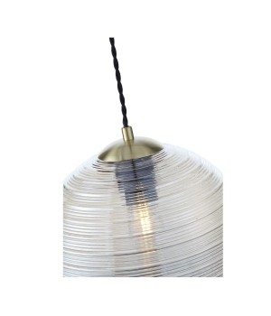 SL1051.303.01 Светильник подвесной ST-Luce Латунь/Коньячный E27 1*60W BARILLO-foto3