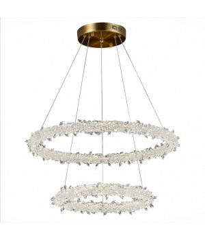 SL6105.203.02 Люстра подвесная ST-Luce Золотистый/Прозрачный LED 1*80W 3000 - 6500K Lucchero-foto5