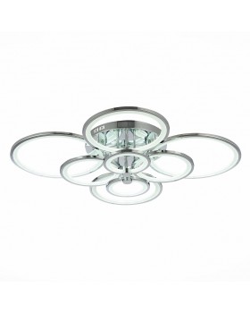 SLE200312-08 Светильник потолочный Хром/Белый LED 1*256W 3000-6000K LETO-foto3