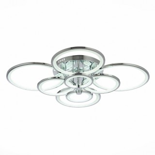 SLE200312-08 Светильник потолочный Хром/Белый LED 1*256W 3000-6000K LETO-foto3