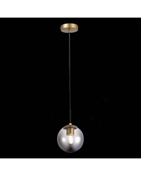 SLE1097-303-01 Подвес Матовое золото/Дымчатый E27 1*60W SCORZE-foto4