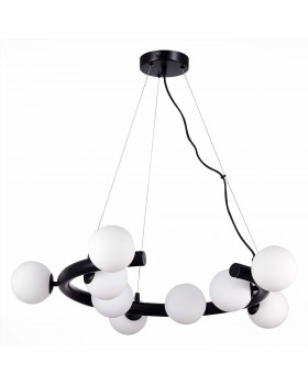 SL1185.403.09 Светильник подвесной ST-Luce Черный/Белый G9 9*5W ASOLO-foto2