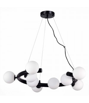 SL1185.403.09 Светильник подвесной ST-Luce Черный/Белый G9 9*5W ASOLO-foto2