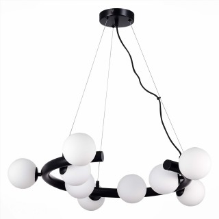 SL1185.403.09 Светильник подвесной ST-Luce Черный/Белый G9 9*5W ASOLO-foto2