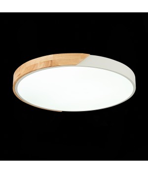 SLE200952-01 Светильник потолочный Белый, Светлое дерево/Белый LED 1*45W 3000K/4000K/6000K FESTA-foto7