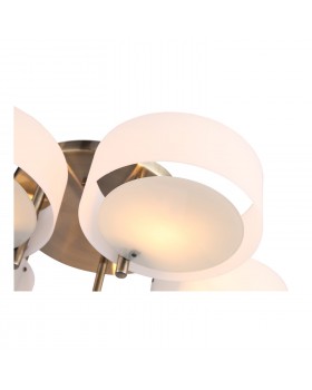 SL483.352.05 Светильник потолочный Бронза/Белый E27 5*60W FORESTA-foto11