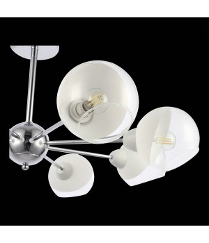 SLE102702-08 Люстра потолочная Хром/Прозрачный, Матовый никель E14 8*40W GIORTE-foto6