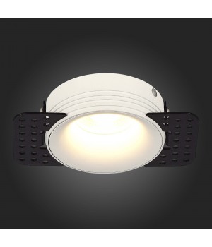 ST218.558.01 Св-к встр. Белый GU10 1*50W IP20 D85xH30 165-265V Без ламп Встраиваемые светильники-foto4