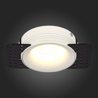 ST218.558.01 Св-к встр. Белый GU10 1*50W  IP20 D85xH30 165-265V Без ламп Встраиваемые светильники-foto4