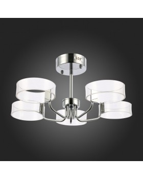 SLE283102-05 Люстра потолочная Хром/Белый LED 5*8W 3000K SOLLA-foto8