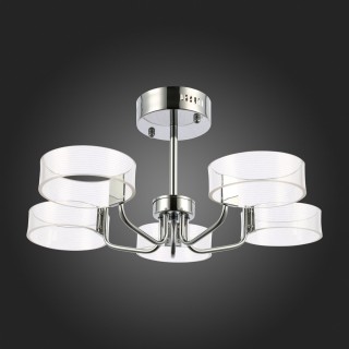 SLE283102-05 Люстра потолочная Хром/Белый LED 5*8W 3000K SOLLA-foto8