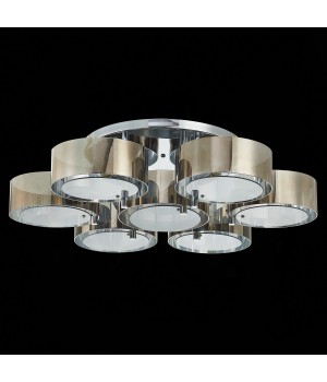 SL483.702.07 Светильник потолочный Хром/Дымчатый E27 7*40W FORESTA-foto10