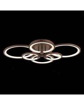 SLE200372-06 Светильник потолочный Кофейный/Белый LED 1*168W 3000-6000K LETO-foto7