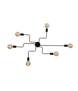 SL419.442.06 Люстра потолочная Черный E27 6*60W ANO-foto19