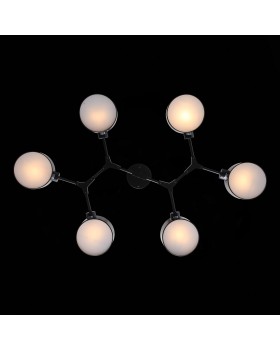SLE183402-06 Люстра потолочная Черный/Черный E14 6*60W GIMENTO-foto6