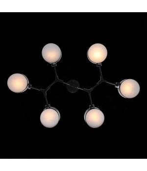 SLE183402-06 Люстра потолочная Черный/Черный E14 6*60W GIMENTO-foto6