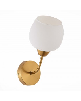 SLE1136-301-01 Бра Латунь/Белый E27 1*60W TRATTI-foto2