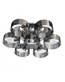 SL483.702.07 Светильник потолочный Хром/Дымчатый E27 7*40W FORESTA-foto12