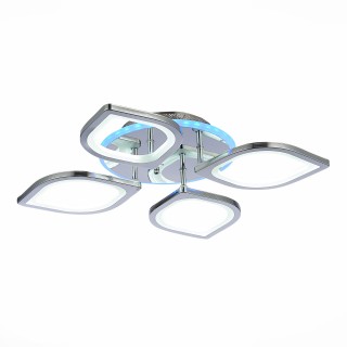 SLE501012-04RGB Светильник потолочный Хром/Белый LED 1*80W RGB 7W 3000-6000K RITA-foto3
