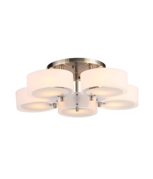 SL483.352.05 Светильник потолочный Бронза/Белый E27 5*60W FORESTA-foto2