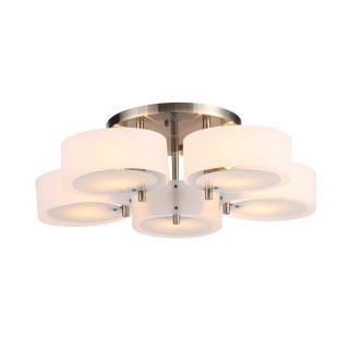 SL483.352.05 Светильник потолочный Бронза/Белый E27 5*60W FORESTA-foto2