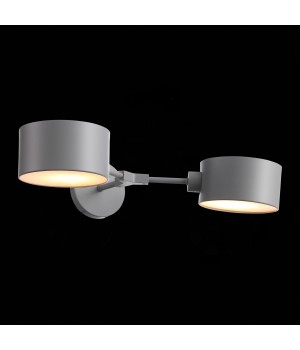 SLE183701-02 Светильник настенный Серый/Серый E14 2*60W GIMENTO-foto4