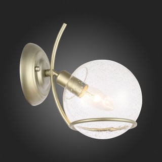 SL1136.201.01 Бра Шампань/Прозрачный,С пузырьками воздуха E14 1*40W RESCHEZA-foto8