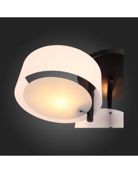 SL483.402.03 Люстра потолочная Черный/Белый E27 3*60W FORESTA-foto3