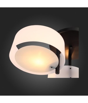 SL483.402.03 Люстра потолочная Черный/Белый E27 3*60W FORESTA-foto3