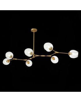 SLE154823-07 Люстра подвесная Золотистый/Прозрачный E27 7*40W RAMETTO-foto3