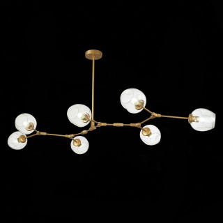 SLE154823-07 Люстра подвесная Золотистый/Прозрачный E27 7*40W RAMETTO-foto3