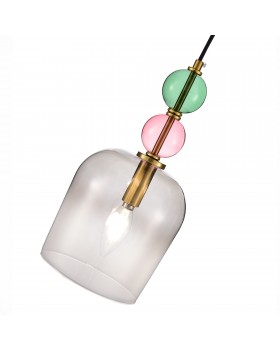 SL2000.223.01 Подвес ST-Luce Золотистый/Розовый E14 1*40W GEA-foto3