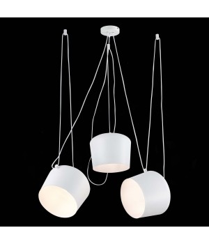 SLE120653-03 Светильник подвесной Белый/Белый E27 3*40W TRIESTE-foto4