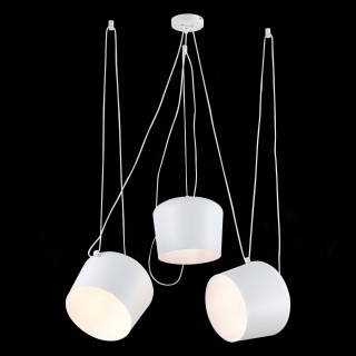 SLE120653-03 Светильник подвесной Белый/Белый E27 3*40W TRIESTE-foto4