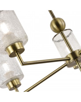 SLE1046-302-05 Люстра потолочная Бронза/Прозрачный E27 5*60W VESTRE-foto3