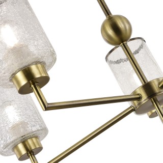 SLE1046-302-05 Люстра потолочная Бронза/Прозрачный E27 5*60W VESTRE-foto3