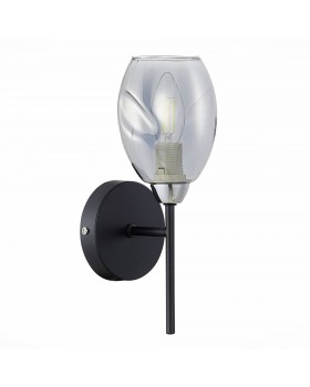 SLE155511-01 Бра Черный, Хром/Дымчатый E14 1*40W GLOA-foto2