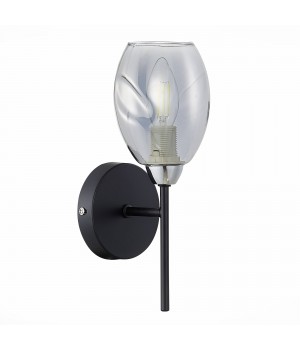 SLE155511-01 Бра Черный, Хром/Дымчатый E14 1*40W GLOA-foto2