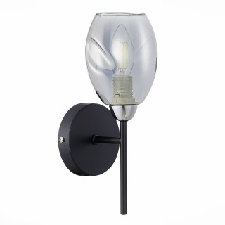 SLE155511-01 Бра Черный, Хром/Дымчатый E14 1*40W GLOA-foto2