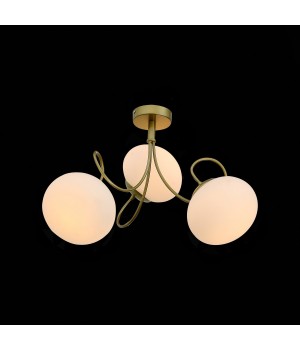 SL717.202.03 Люстра потолочная Золото/Белый E27 3*40W ACINI-foto3