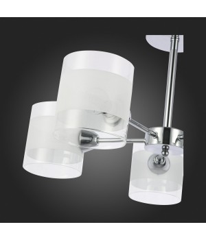 SLE102802-05 Люстра потолочная Хром/Прозрачный, Белый E14 5*40W MIENTO-foto8