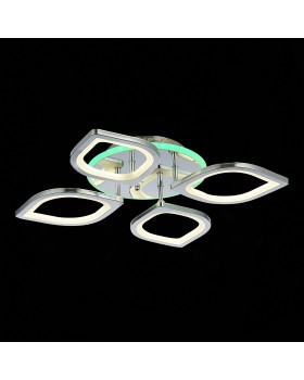 SLE501012-04RGB Светильник потолочный Хром/Белый LED 1*80W RGB 7W 3000-6000K RITA-foto6