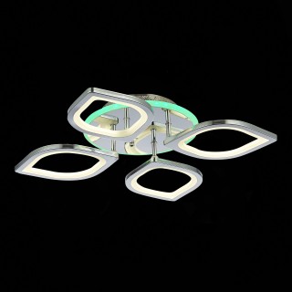 SLE501012-04RGB Светильник потолочный Хром/Белый LED 1*80W RGB 7W 3000-6000K RITA-foto6
