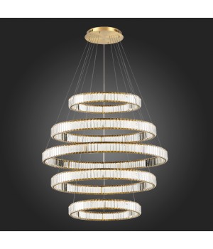 SL1622.303.05 Люстра подвесная ST-Luce Латунь/Прозрачный LED 1*255W 4000K TIVOLI-foto4