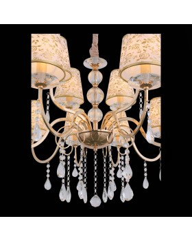 SL176.203.12 Люстра подвесная ST-Luce Золото, Прозрачный/Бежевый, Золото E14 12*40W AUMENTATO-foto6