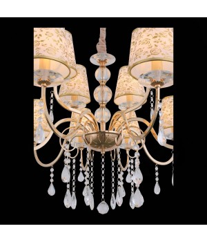 SL176.203.12 Люстра подвесная ST-Luce Золото, Прозрачный/Бежевый, Золото E14 12*40W AUMENTATO-foto6